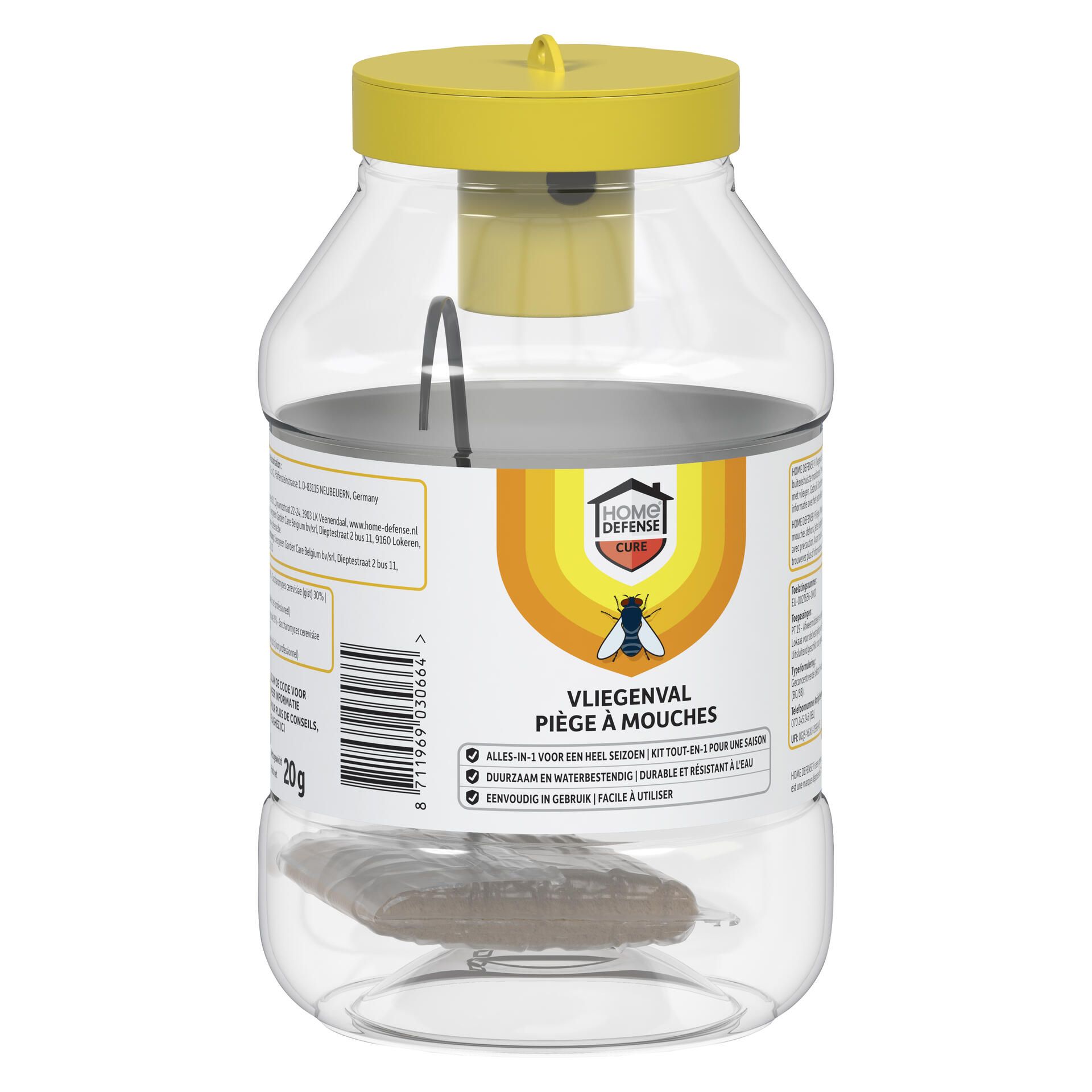 KB Home Defense Piège à Guêpes, Frelons & Mouches – Réutilisable + Attractif 200 Ml Prêt à L’Emploi