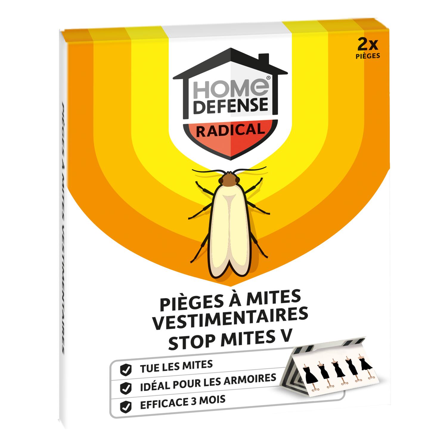 Pièges à Mites Alimentaires Professionnels - 10 Pièges à Phéromones Pour Garde-Manger Et Cuisine - Anti-Mites Sans Produits Chimiques - 6