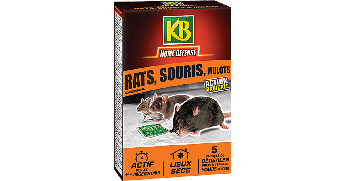 Répulsif Rats Et Souris Ultrasons KB HOME DEFENSE - 130m² Couverture - Électromagnétique, Sans Produits Chimiques