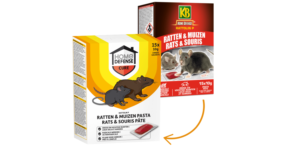 Rat Defence Appât Home Defense® contre rats et souris – sachets