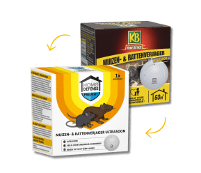 HOME DEFENSE® Muizenverjager en Rattenverjager Ultrasoon 60m² main image