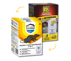 HOME DEFENSE® Muizenverjager en Rattenverjager 3-in-1 220m² main image