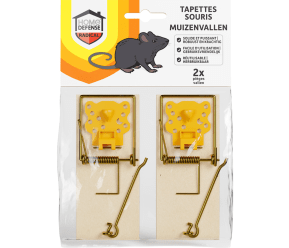 HOME DEFENSE® Muizenvallen Hout 2 stuks main image