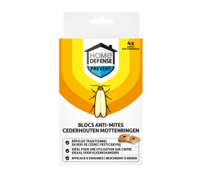 HOME DEFENSE® Kledingmotten Ringen 4 stuks main image