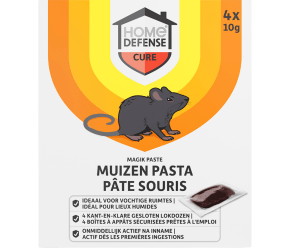 HOME DEFENSE® Muizenlokdoos Pasta 'Magik Paste' 3+1 stuks main image