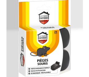 HOME DEFENSE® Pièges crocodiles pour souris main image