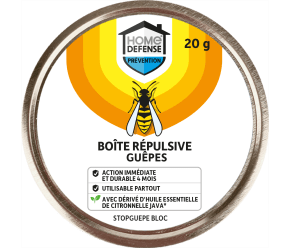 HOME DEFENSE® boîte répulsive guêpes main image