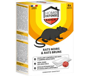 HOME DEFENSE® rats noirs et rats bruns céréales main image