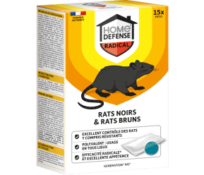 Home Defense® rats noirs et rats bruns pâtes main image