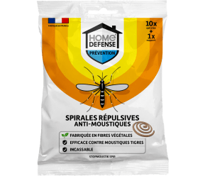 HOME DEFENSE® spirales répulsives anti-moustiques main image