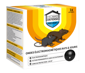 HOME DEFENSE ® Répulsif rats et souris électromagnétique main image