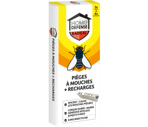 HOME DEFENSE® pièges à mouches + recharges main image