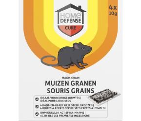 Home Defense Muizen Granen Alfachloralose Kant-en-Klare Lokdoos 4st 'Magik Grain' main image
