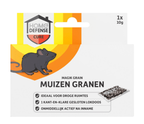 Home Defense muizenlokdoos met granen main image