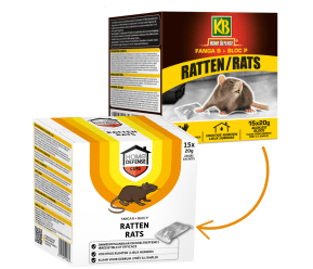 Home Defense® lokaas blokjes tegen ratten main image